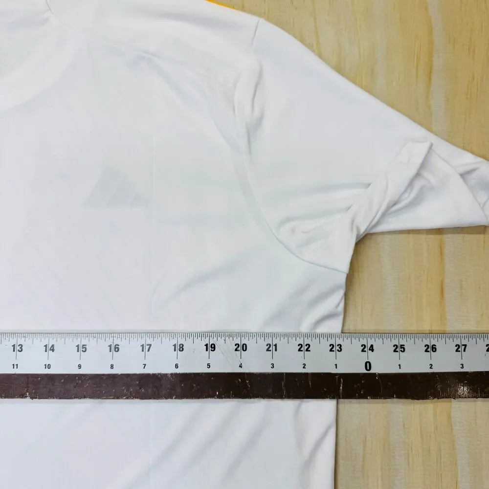 NEW LA Galaxy Adidas 24/25 Home Soccer Jersey White Mens Sz XL Slim Fit HZ6220